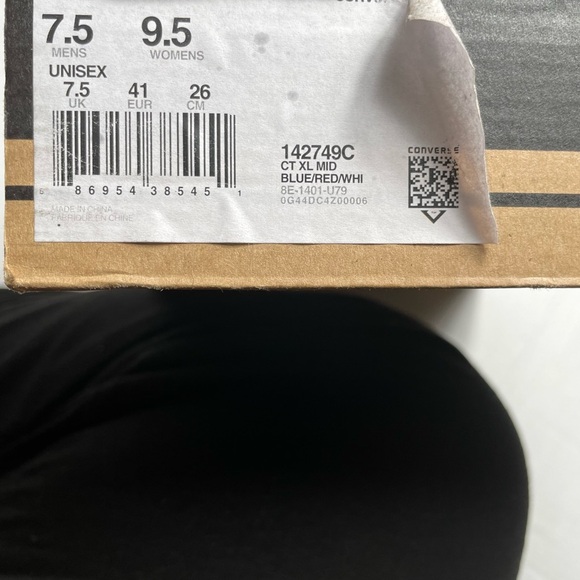 Converse Unisex High Top Sneaker blue/red - Picture 4 of 4